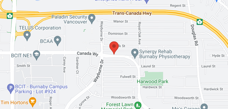 map of 4651B CANADA WAY